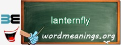 WordMeaning blackboard for lanternfly